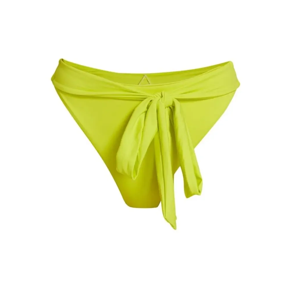 Good American 10 Ways to Wear Plunge Convertible Bikini Set Electric Yellow
